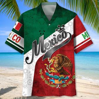 Mexico Proud Hawaiian Shirt for Men, Mexican Summer Shirt | Newhawaiianshirts CA