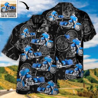 Motorcycle Biker Racing Custom Photo Hawaiian Shirt Personalized Photo Gifts, Custom Photo Gifts, Personalized Gifts Ideas | Newhawaiianshirts