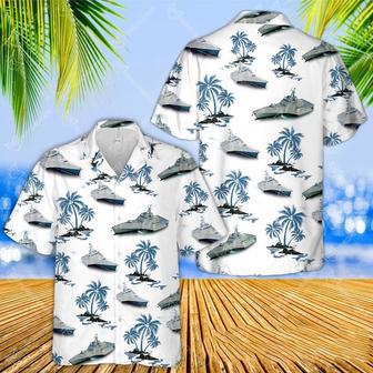 Navy USS Independence Hawaiian Shirt for Men, Veteran, Dad | Newhawaiianshirts CA