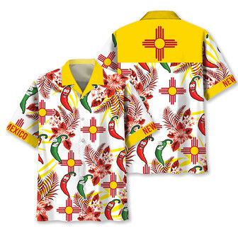 New Mexico Dancing Chilli Hawaiian Shirt for Men, Women, Funny New Mexico Summer Shirt | Newhawaiianshirts