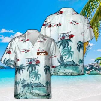 Personalized Agustawestland Hawaiian Shirt for Men Dad Veteran, Patriot Day | Newhawaiianshirts CA