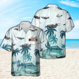 Personalized Airbus Atlas Hawaiian Shirt for Men Dad Veteran, Patriot Day | Newhawaiianshirts CA