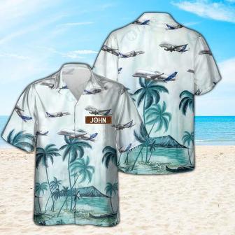 Personalized Airbus Beluga Hawaiian Shirt for Men Dad Veteran, Patriot Day | Newhawaiianshirts CA