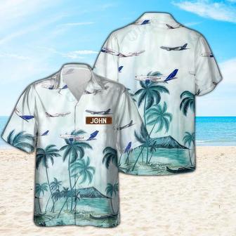 Personalized Airbus Hawaiian Shirt for Men Dad Veteran, Patriot Day | Newhawaiianshirts CA