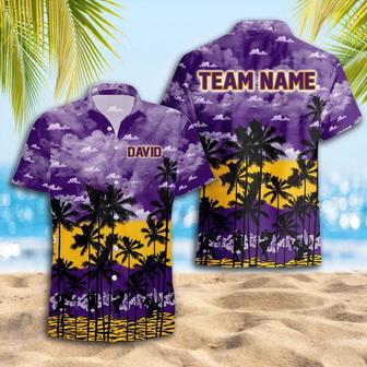 Personalized Albany New York Football Team Hawaiian Shirt, Football Team Gift for Fans & Players | Newhawaiianshirts CA