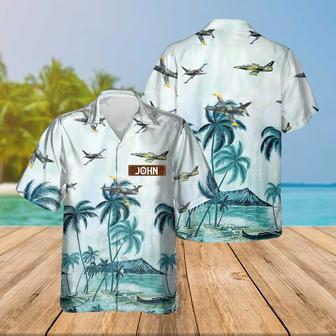 Personalized Albatros Hawaiian Shirt for Men Dad Veteran, Patriot Day, Gift for Husband | Newhawaiianshirts AU