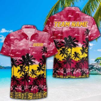 Personalized Arizona Devils Football Team Hawaiian Shirt, Football Team Gift for Fans & Players | Newhawaiianshirts CA