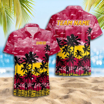 Personalized Arizona Devils Football Team Hawaiian Shirt, Football Team Gift for Fans & Players | Newhawaiianshirts