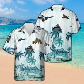 Personalized Blackbird Hawaiian Shirt for Men Dad Veteran, Patriot Day, Gift for Husband | Newhawaiianshirts DE