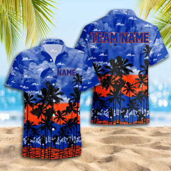 Personalized Boise Idaho Football Team Hawaiian Shirt, Football Team Gift for Fans & Players | Newhawaiianshirts