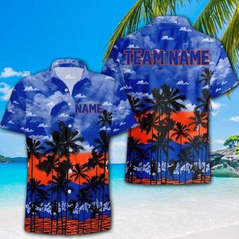 Personalized Boise Idaho Football Team Hawaiian Shirt, Football Team Gift for Fans & Players | Newhawaiianshirts CA