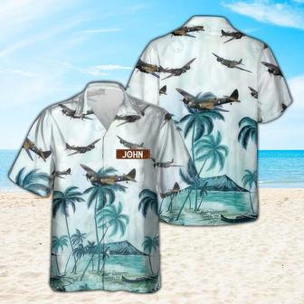 Personalized Bristol Blenheim Hawaiian Shirt for Men Dad Veteran, Patriot Day | Newhawaiianshirts CA