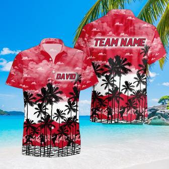 Personalized Bulldogs Football Team Hawaiian Shirt, Fresno State Football Team Shirt Gift for Players & Fans | Newhawaiianshirts DE