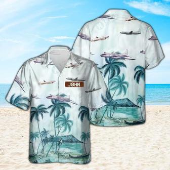 Personalized Canadair Cosmopolitan Hawaiian Shirt for Men Dad Veteran, Patriot Day | Newhawaiianshirts CA