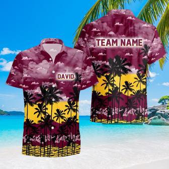 Personalized Central Chippewas Football Team Hawaiian Shirt, Michigan Football Team Gift for Players & Fans | Newhawaiianshirts DE