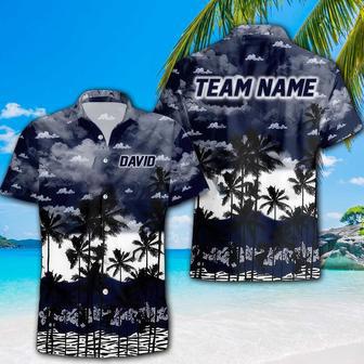 Personalized Connecticut Huski-es Football Team Hawaiian Shirt, Summer Football Team Gift for Fans & Players | Newhawaiianshirts