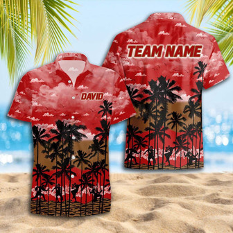 Personalized Cornell Football Team Hawaiian Shirt, Summer Football Team Gift for Fans & Players | Newhawaiianshirts