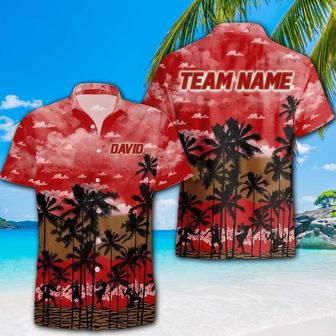 Personalized Cornell Football Team Hawaiian Shirt, Summer Football Team Gift for Fans & Players | Newhawaiianshirts CA