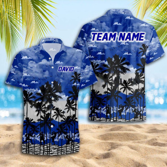 Personalized Duke Football Team Hawaiian Shirt, Football Team Gift for Fans & Players | Newhawaiianshirts