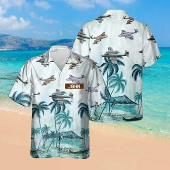 Personalized Gloster Meteor Hawaiian Shirt for Men Dad Veteran, Patriot Day, Gift for Husband | Newhawaiianshirts