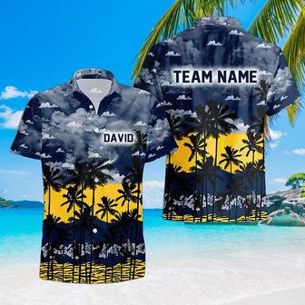 Personalized Gold Bears Football Team Hawaiian Shirt, California Football Team Gift for Players & Fans | Newhawaiianshirts CA