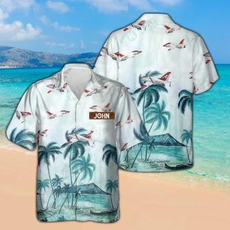 Personalized Goshawk Hawaiian Shirt for Men Dad Veteran, Patriot Day, Gift for Husband | Newhawaiianshirts AU