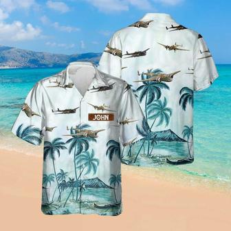 Personalized Handley Page Hampden Hawaiian Shirt for Men Dad Veteran, Patriot Day, Gift for Husband | Newhawaiianshirts AU