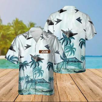 Personalized Nighthawk Hawaiian Shirt for Men Dad Veteran, Patriot Day, Gift for Husband | Newhawaiianshirts AU