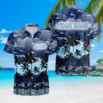 Personalized North-Carolina-Tar-Heels Hawaiian Shirt, Custom Team Name Trending Summer Shirt Gift For Fans | Newhawaiianshirts