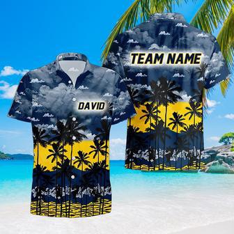 Personalized Notre-Dame-Fighting-Irish Hawaiian Shirt, Custom Team Name Trending Summer Shirt Gift For Fans | Newhawaiianshirts DE