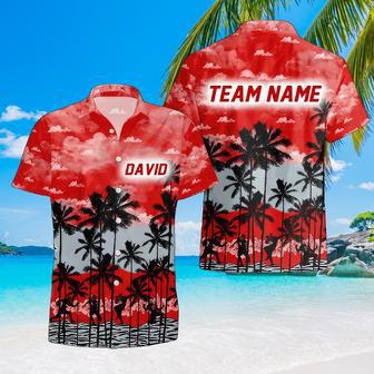 Personalized Oklahoma-Sooners Hawaiian Shirt, Custom Team Name Trending Summer Shirt Gift For Fans | Newhawaiianshirts DE