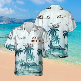 Personalized Seahawk Hawaiian Shirt for Men Dad Veteran, Patriot Day, Gift for Husband | Newhawaiianshirts CA