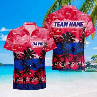 Personalized SMU-Mustangs Hawaiian Shirt, Custom Team Name Trending Summer Shirt Gift For Fans | Newhawaiianshirts