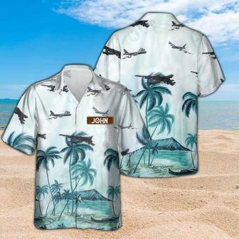 Personalized Stratofortress Hawaiian Shirt for Men Dad Veteran, Patriot Day | Newhawaiianshirts CA