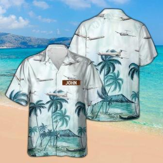 Personalized Vickers Hawaiian Shirt for Men Dad Veteran, Patriot Day, Gift for Husband | Newhawaiianshirts AU