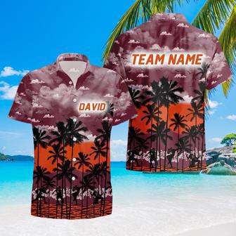 Personalized Virginia-Tech-Hokies Hawaiian Shirt, Custom Team Name Trending Summer Shirt Gift For Fans | Newhawaiianshirts CA