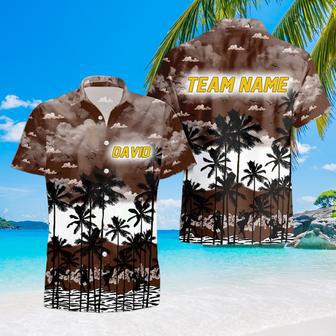 Personalized Western-Michigan-Broncos Hawaiian Shirt, Custom Team Name Trending Summer Shirt Gift For Fans | Newhawaiianshirts UK