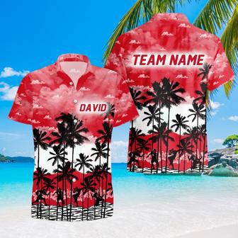 Personalized Wisconsin-Badgers Hawaiian Shirt, Custom Team Name Trending Summer Shirt Gift For Fans | Newhawaiianshirts CA