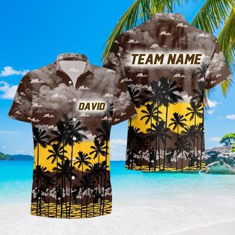 Personalized Wyoming-Cowboys Hawaiian Shirt, Custom Team Name Trending Summer Shirt Gift For Fans | Newhawaiianshirts CA