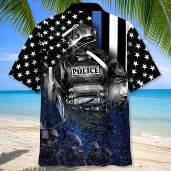 Police Proud Hawaiian Shirt for Policeman Summer Beach Shirt | Newhawaiianshirts AU