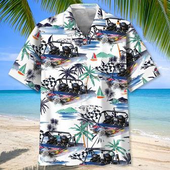 Power Boat Racing Hawaiian Shirt for Men, Women Tropical Boat Racing Hawaiian Shirt | Newhawaiianshirts AU