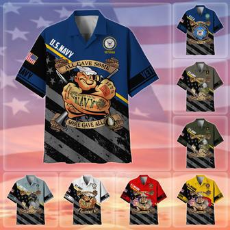 Premium All Gave Some Some Gave All US Veteran Hawaii Shirt | Newhawaiianshirts CA