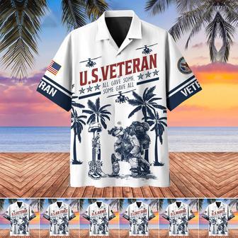 Premium All Gave Some Some Gave All U.S Veteran Hawaii Shirt | Newhawaiianshirts UK