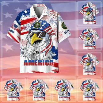 Premium American Pride US Veteran Hawaii Shirt | Newhawaiianshirts AU