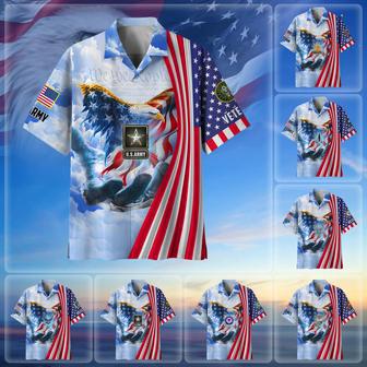 Premium American Pride US Veteran Hawaii Shirt | Newhawaiianshirts AU