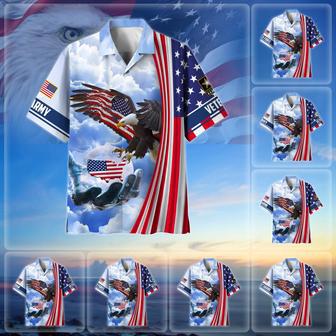 Premium American Pride US Veteran Hawaii Shirt | Newhawaiianshirts AU