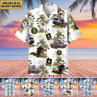 Premium American Pride US Veterans Hawaii Shirt | Newhawaiianshirts UK