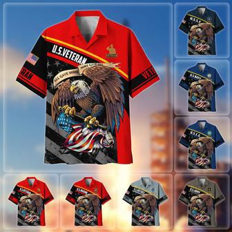 Premium Eagle US Veteran Hawaii Shirt | Newhawaiianshirts AU