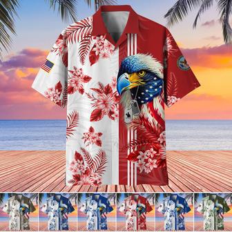 Premium Eagle US Veteran Hawaii Shirt | Newhawaiianshirts AU