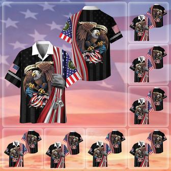 Premium Eagle US Veteran Hawaii Shirt | Newhawaiianshirts AU